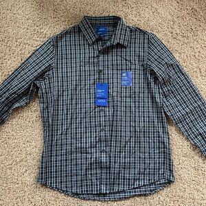 Men’s APT. 9 Premier Flex button up shirt size large